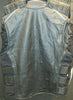 MEN'S BIKER SWAT UPDATED TEAM STYLE LEATHER BIKER VEST WITH SINGLE PANEL BACK
