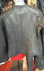 WOMEN'S GENUINE LEATHER JACKET W/CHINESE COLLAR BUTTER SOFT WITH FRONT ZIPPER