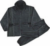 MOTORCYCLE RAIN GEAR MEN'S RAIN SUIT WATERPROOF LIGHTWEIGHT BLACK COLOR