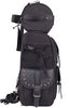 MOTORCYCLE LARGE TWO PIECE STUDDED SISSY TRAVEL BAR TOURING BAG LUGGAGE PVC