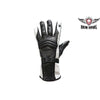 WOMEN'S FULL FINGER GENUINE LEATHER INSULATED GLOVES WITH KNUCKLES. BUTTER SOFT 