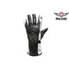 WOMEN'S FULL FINGER GENUINE LEATHER INSULATED GLOVES WITH KNUCKLES. BUTTER SOFT