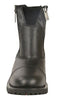 MEN'S MOTORBIKE SUPER CLEAN DOUBLE SIDED ZIPPER ENTRY LEATHER BOOT