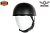 MOTORCYCLE FLAT BLACK E-Z RIDER NOVELTY HELMET BLACK NOT W/CHIN STRAP NOT DOT