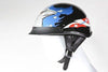 MOTORCYCLE BRAND NEW DOT APPROVED HALF HELMET WITH EAGLE GRPHIC NEW