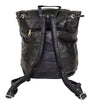 MOTORCYLE WOMEN'S GENUINE LEATHER STUDED SHOULDER BACK PACK WITH ONE BIG POCKET