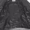 WOMEN'S FRONT ZIPPER SHORT BIKER MOTO JACKET REAL LEATHER VERY SOFT