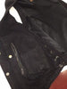 MEN'S 10 POCKET BLK DENIM MOTORCYCLE VEST WITH SIDE LACES 