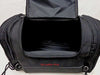 MOTORCYCLE NYLON RACK SISSY T BAR BAG TRAVEL PLAIN LUGGAGE NEW BLACK