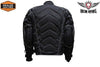 Men's Motorcycle Riding Textile Reflective jacket with armours inside