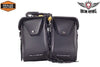 MOTORCYCLE WATERPROOF 2 PC PVC SADDLEBAG WITH BRAID GREAT PRICE