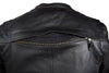 MEN'S MOTORCYCLE SCOOTER JACKET W/RIVET DETAILING W/TWO GUN POCKET NAKED COW NEW