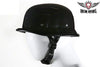 Motorcycle Shiny Novelty German Helmet with quick release