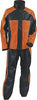 MOTORCYCLE MOTORBIKE RAIN GEAR WOMENS RAIN SUIT WATERPROF LIGHTWEIGHT BLK ORANGE
