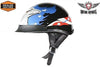 MOTORCYCLE BRAND NEW DOT APPROVED HALF HELMET WITH EAGLE GRPHIC NEW