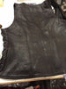 WOMEN'S MOTORCYCLRIDERS BUTTERSOFT BLK LEATHER VEST W/SIDE LACES W/2 GUN POCKETS