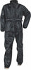 MOTORCYCLE MOTORBIKE RAIN GEAR WOMENS RAIN SUIT WATERPROF LIGHTWEIGHT BLK