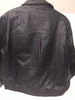 MEN'S BLK CLASSIC BOMER LEATHER JACKET WITH ELASTICS OPEN BOTTOM VERY SOFT