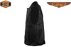 MEN'S MOTORCYCLE SPEEDSTER CLUB SWAT STYLE VEST W/2 GUN POCKETS