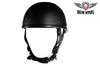 MOTORCYCLE MOTOROBIKE FLAT BLACK EAGLE NOVELTY HELMET BLACK NOT DOT APPROVED