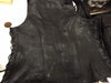 WOMEN'S MOTORCYCLRIDERS BUTTERSOFT BLK LEATHER VEST W/SIDE LACES W/2 GUN POCKETS