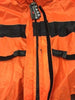 MOTORCYCLE MOTORBIKE RAIN GEAR WOMENS RAIN SUIT WATERPROF LIGHTWEIGHT BLK ORNGE