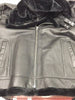 MEN'S BOMER FUR LINNING REALLEATHER JACKET WITH REMOVABLE HOOD VERY SOFT LEATHER