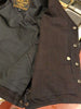 MEN'S MOTORBIKE SIDE LACE BLK DENIM CLUB VEST W/4 SNAP BUTTONS & 2 GUN POCKETS