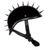 Motorcycle Shiny Gladiator Novelty helmet with Punky Spikes