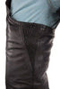 MEN'S MOTORCYCLE RIDERS CLASSIC LEATHER CHAP GREAT PRICE