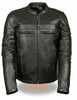 MEN'S MOTORCYCLE SCOOTER JACKET WITH THINSULATE LINING