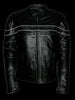 MEN'S MOTORCYCLE SCOOTER JACKET WITH THINSULATE LINING
