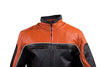 MEN'S MOTORCYCLE SCOOTER ORANGE JACKET W/ZIPOUT LINER INSIDE GREAT PRICE