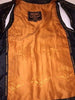WOMEN'S MOTORCYCLE BUTTER SOFT BLK LEATHER FRONT ZIPPER VEST W/2 GUN POCKETS NEW