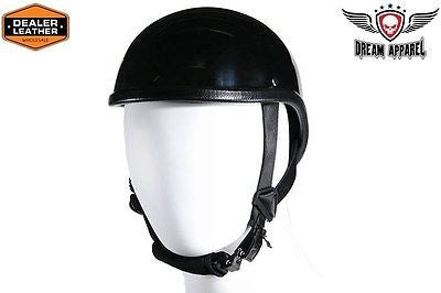 MOTORCYCLE SHINY GLADIATOR NOVELTY MOTORBIKE HELMET BLACK NOT DOT APPROVED