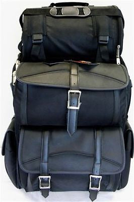 MOTORCYCLE SISSY TRAVEL BAR BAGS PLAIN BAG BACK PACK TRAVEL LUGGAGE ALL NEW