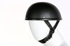 MOTORCYCLE FLAT BLACK E-Z RIDER NOVELTY HELMET BLACK NOT W/CHIN STRAP NOT DOT