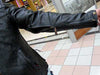MEN'S MOTORCYCLE SCOOTER JACKET W/ZIPOUT WITH 2 GUN POCKETS INSIDE COW SKIN