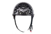 Motorcycle Shiny Blk/Gloss Finish DOT approved Skull Graphic helmet