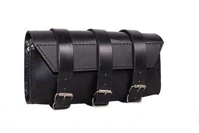 MOTORCYLE MOTORBIKE BLK PVC 12" MEDIUM 3 STRAP TOOL BAG GREAT PRICE