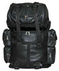MOTORCYCLE LARGE GENUINE LEATHER SISSY T BAR BAG TRAVEL PLAIN LUGGAGE VERY SOFT