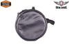 MOTORCYCLE ROUND DUFLE SISSY T BAR BAG TRAVEL PLAIN LUGGAGE PVC NEW BLACK 16*9*9