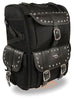MOTORCYCLE EXTRALARGE TWO PIECE STUD SISSY TRAVEL BAR TOURING BAG LUGGAGE NEW