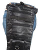 MOTORCYLE RIDING THIGH FANNY PACK GENUINE LEATHER WITH MANY POCKETS& GUN POCKET