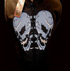 MEN'S SKULL TEXTILE VEST WITH REFLECTIVE FEATURE LIGHT WEIGHT W/GUN POCKET NEW