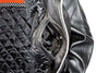 Men's Motorcycle Side lace police style leather jacket Live to ride embossed back
