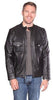 CLASSIC SCOOTER MEN'S GENUINE LEATHER JACKET VERY SOFT TWO CHEST POCKETS