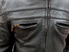 MEN'S MOTORCYCLE SCOOTER JACKET WITH THINSULATE LINING
