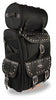 MOTORCYCLE EXTRALARGE TWO PIECE STUD SISSY TRAVEL BAR TOURING BAG LUGGAGE NEW