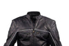 Men's Motorcycle High Visibility Scoter leather jacket very soft leather